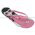 Women's Jelly Flat Slippers, Can be with Shinning Powder